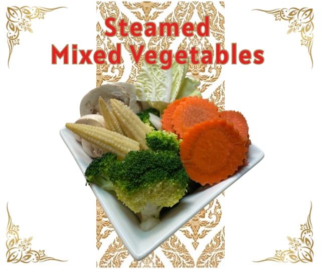 Steamed Mixed Vegetables.
