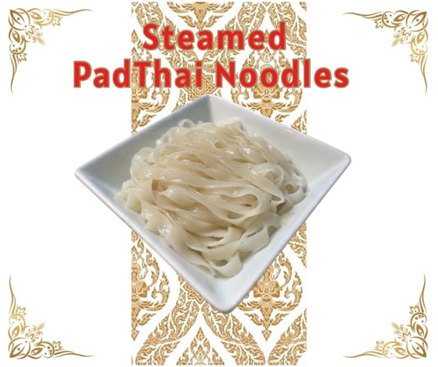 Steamed Pad Thai Noodles.