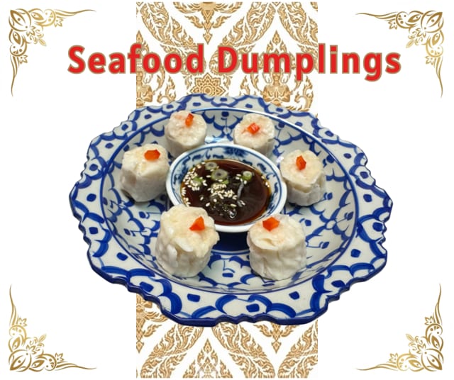 Seafood Dumplings (6 Pcs).