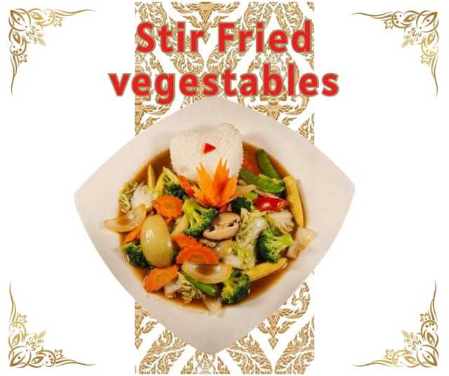 Stir-Fried Vegetables.