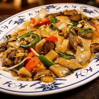 Spicy Basil Noodles / Pad Kee Mao