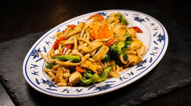 Udon Noodles.